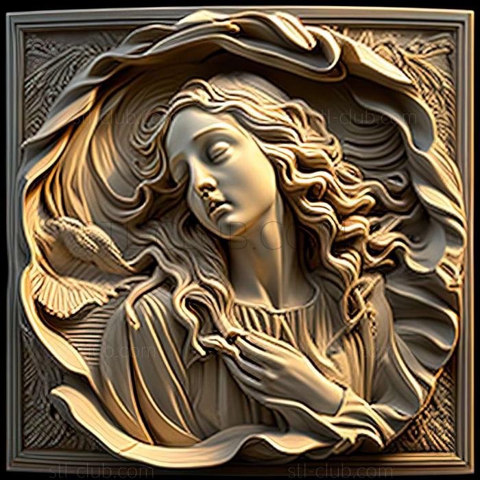 3D model sandro botticelli (STL)